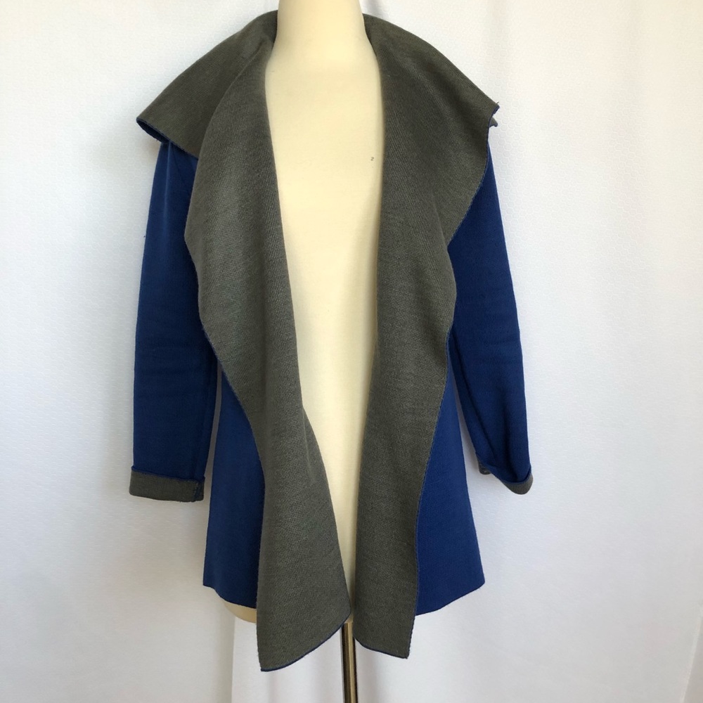 The Limited Cardigan Sweater Blue Gray Size XS.